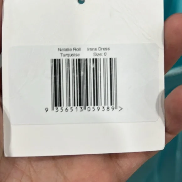 NATALIE ROLT Irena Dress in Turquoise